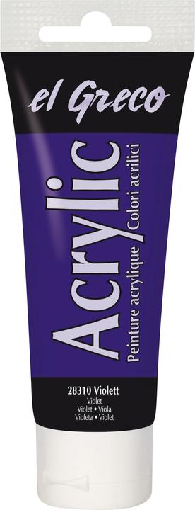 Image du produit Kreul el Greco Acrylic 75ml (Violet, 75 ml)