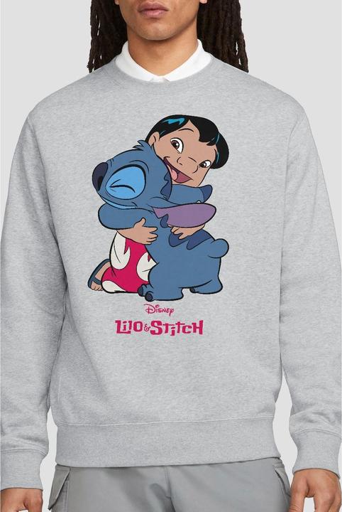 Actual product image Lilo & Stitch Unisex Adult 90s Hug Sweatshirt (M)