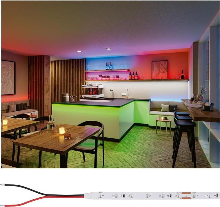 Actual product image Paulmann Pro Strip Silver P25 (Red, 500 cm, Indoor)
