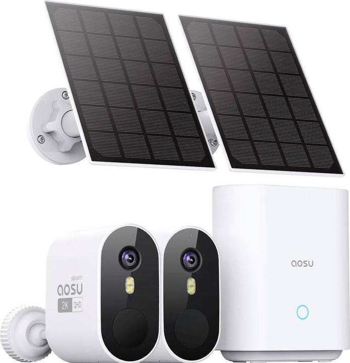 Aosu C7P-2H C7P0.WAEU02000 WLAN IP surveillance camera set 2048 x 1536 pixels (2048 x 1536 pixels)