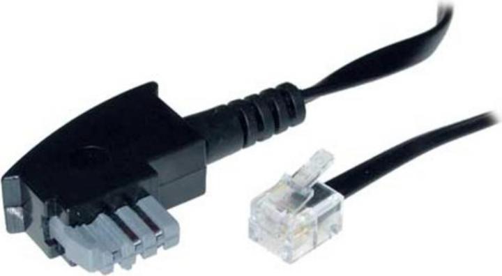 Actual product image Shiverpeaks S/CONN maximum connectivity telephone connection cable-TAE N-connector to Western connector 6/4