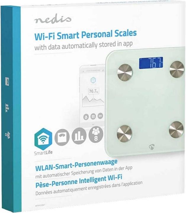 Produktbild Nedis Smarte-Personenwaage (180 kg)