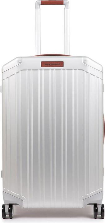 Immagine prodotto Piquadro Valigia media ultra sottile grigio/pelle (75 l, M (50 - 90l))
