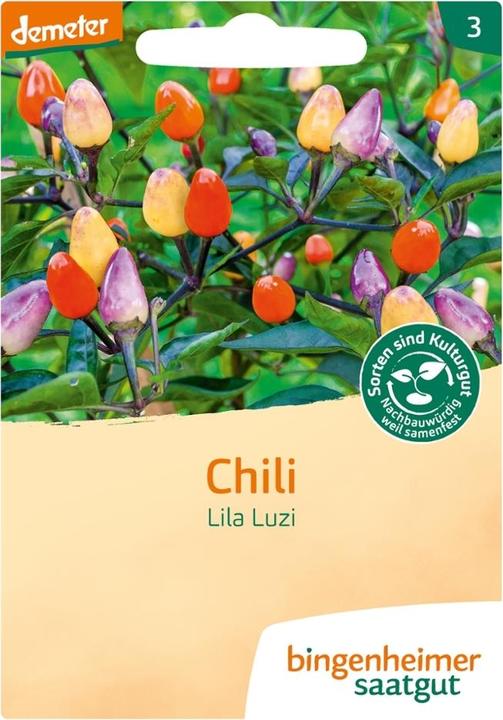 Image du produit Bingenheimer Saatgut Chili Lila Luzi