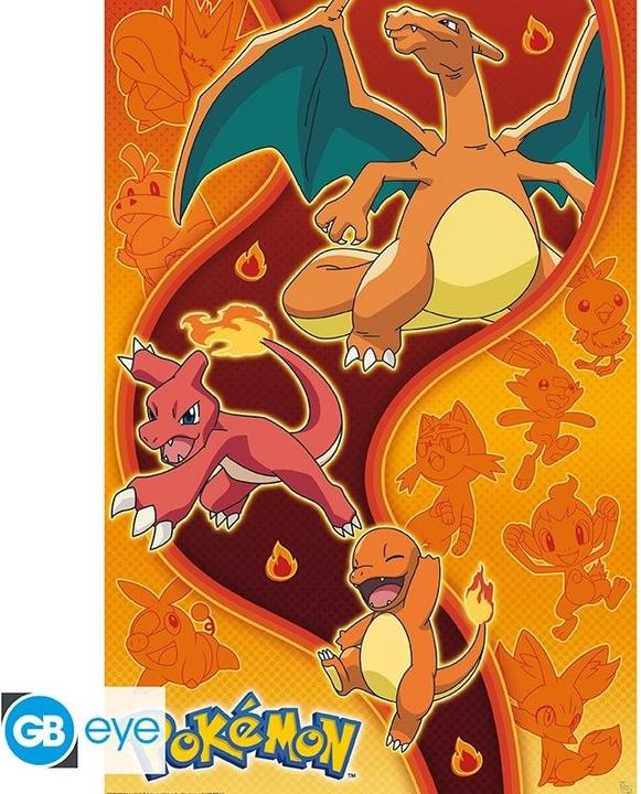Image du produit GB Eye Pokemon - Type Feu (91,5 x 61 cm)