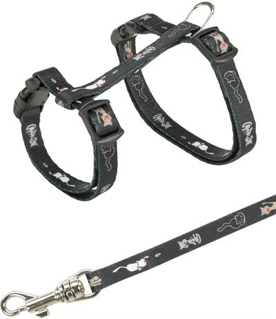 Produktbild Trixie Kätzchengeschirr mit Katzenmotiv (Katze, Allgemein)