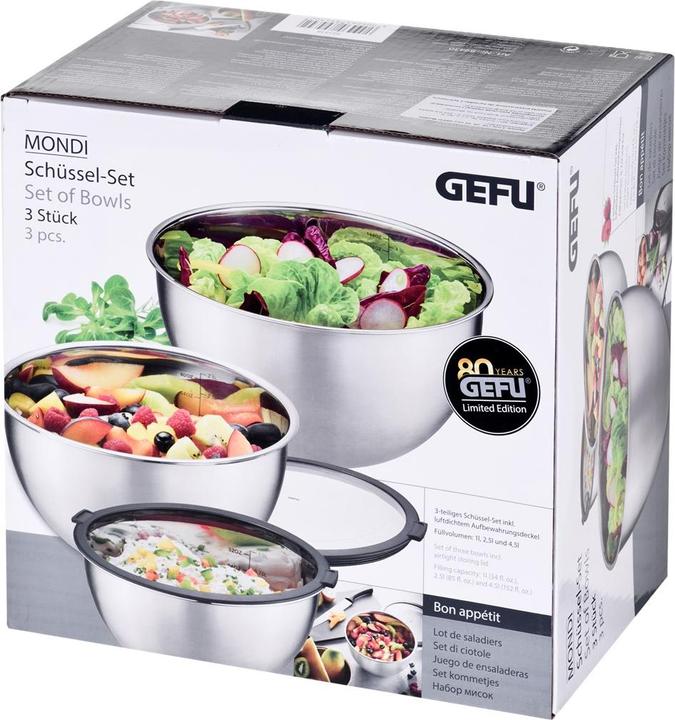 Actual product image GEFU Bowl set 'Mondi (24 cm, 4.50 l, 1 x)