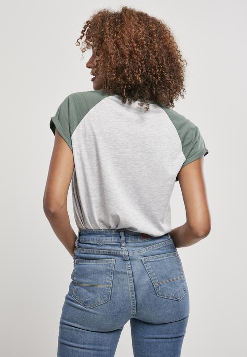 Actual product image Urban Classics Ladies Contrast Raglan Tee (5XL)