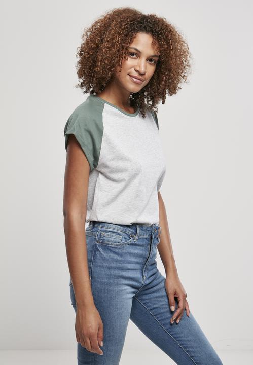 Actual product image Urban Classics Ladies Contrast Raglan Tee (5XL)