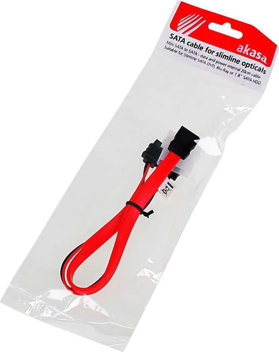 Produktbild Akasa SATA 2 Kombokabel (Daten und Strom)