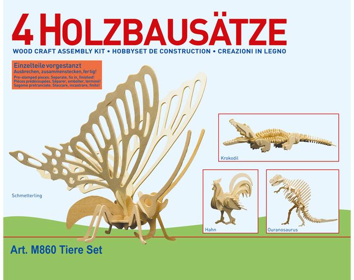 Produktbild Donau Holzbausätze 4 xTiere