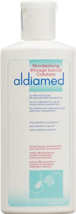 Actual product image Aldiamed Mouth rinse for xerostomia (250 ml, Mouthwash)