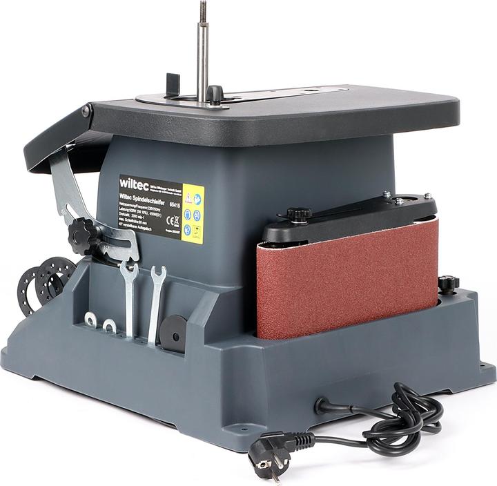 Produktbild Wiltec Spindelschleifer oszillierend 500W Bandschleifer Schleifmaschine Werkzeug (Oszillationsschleifer, 500 W)