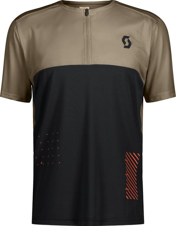 Scott Sports Tee Trail Vertic Zip S/S