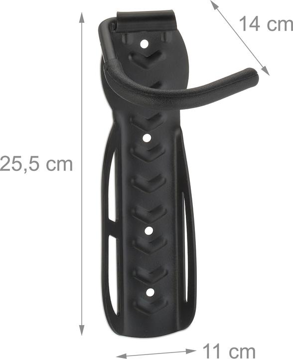 Produktbild Relaxdays 6x Fahrrad-Wandhalterung