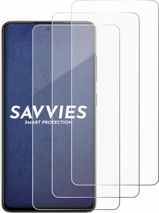 Actual product image Savvies Tempered Glass (3 Piece, Samsung Galaxy A52s 5G)