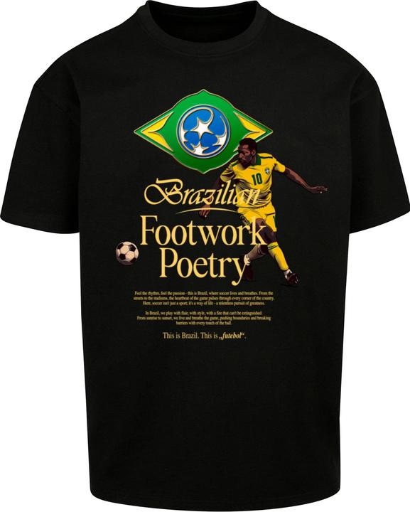 Actual product image Urban Classics Upscale Footwork Poetry Oversize Tee - 166119 (L)