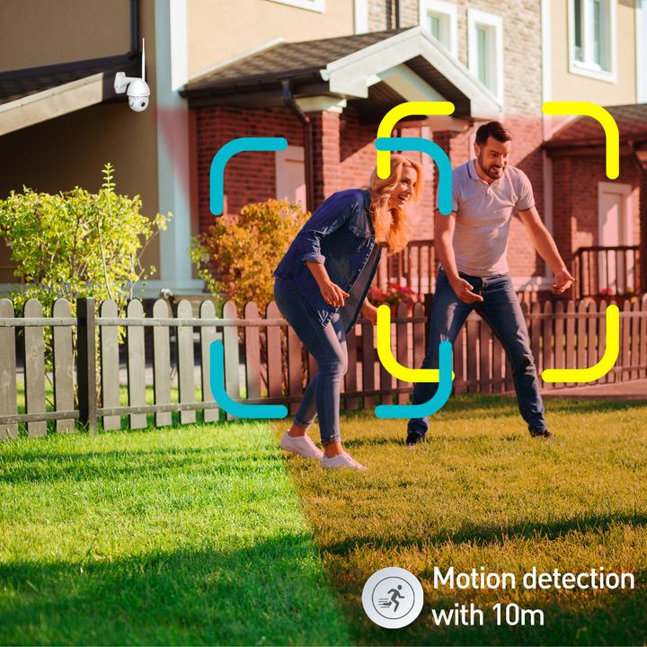 Actual product image Tellur Smart WiFi Outdoor Camera 3MP, UltraHD, Autotracking, PTZ white (2304 x 1296 Pixels)