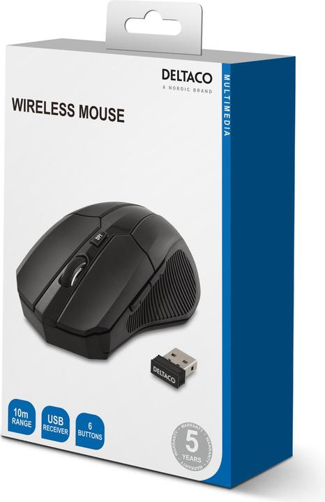 Produktbild Deltaco wireless, black (Kabellos)