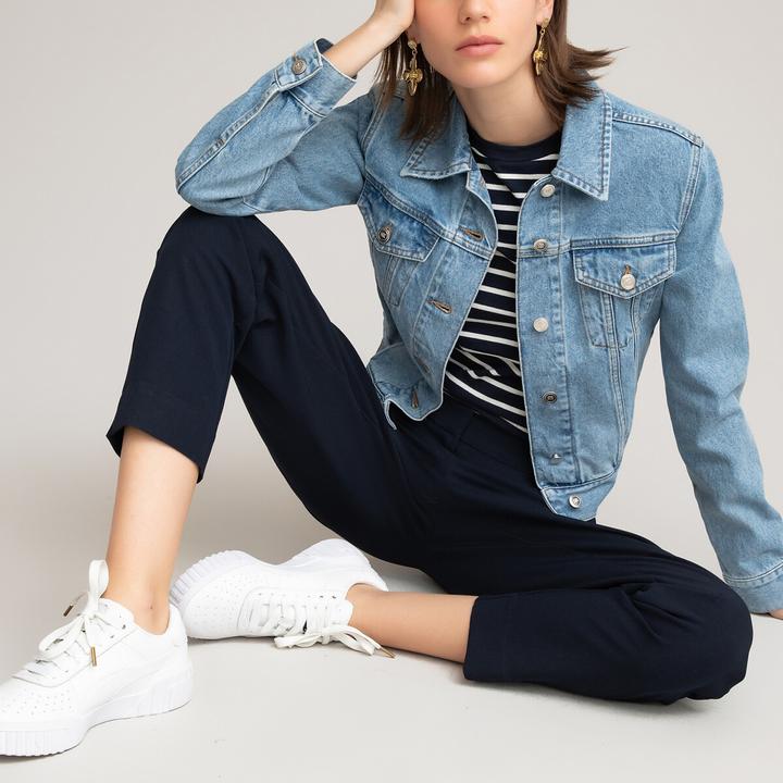 Produktbild La Redoute Collections Röhrenhose in 7/8-Länge (48)