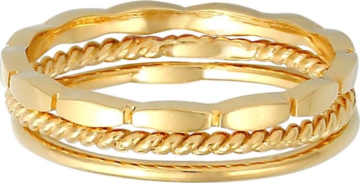 Produktbild Elli Geo, Ring Set, Twisted (52, 925 Silber)