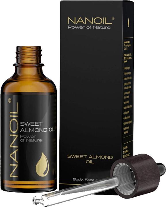 Immagine prodotto Nanoil - Olio di mandorle dolci (50 ml)