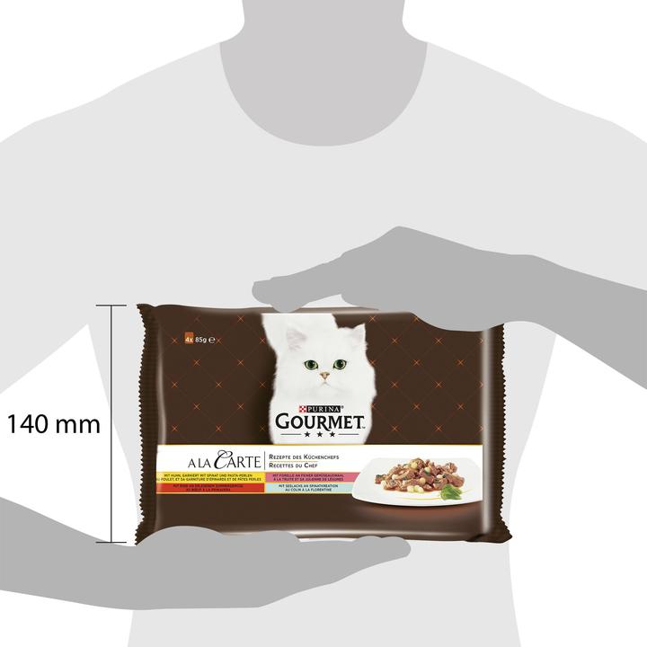 Actual product image Gourmet à la carte (Adult, 4 pcs., 85 g)