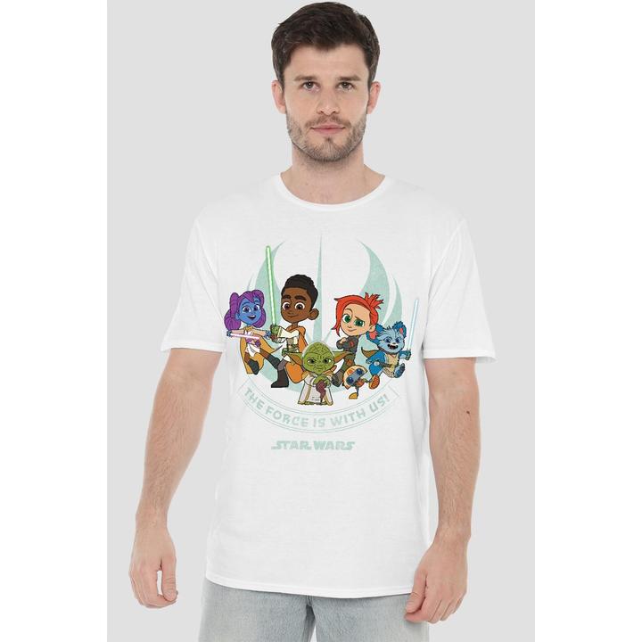 Image du produit Star Wars - T-shirt YOUNG JEDI ADVENTURE THE FORCE IS WITH US - Homme (M)