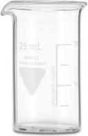 Rs Pro Borosilikat Glas Messbecher mit Skala, Ø 30mm / 25ml