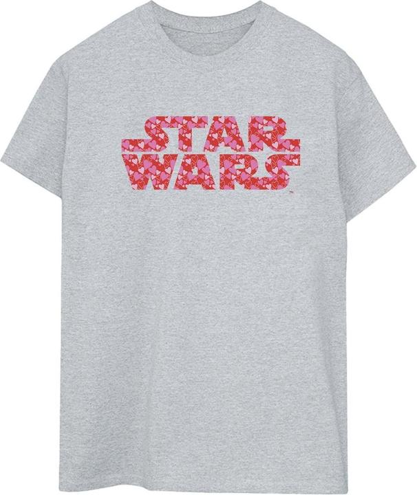 Immagine prodotto Star Wars Heart Logo Maglietta Ampia Donna (M)