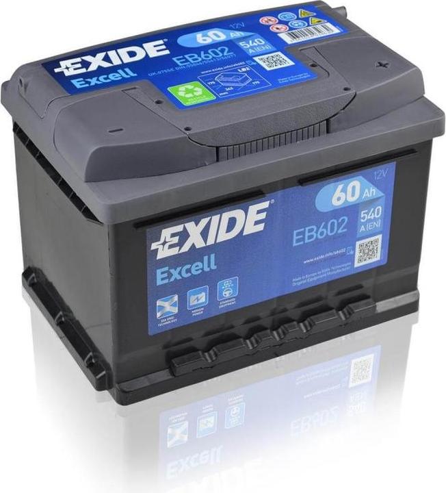 Produktbild Exide EB602 Excell (12 V, 60 Ah, 520 A)