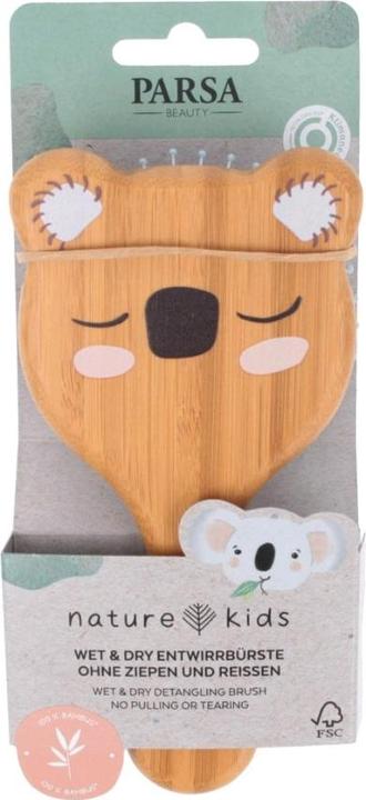 Produktbild Parsa Beauty PARSA Nature Kids Wet & Dry Bürste, Koalaprint FSC-zertifiziertes Bambus Holz
