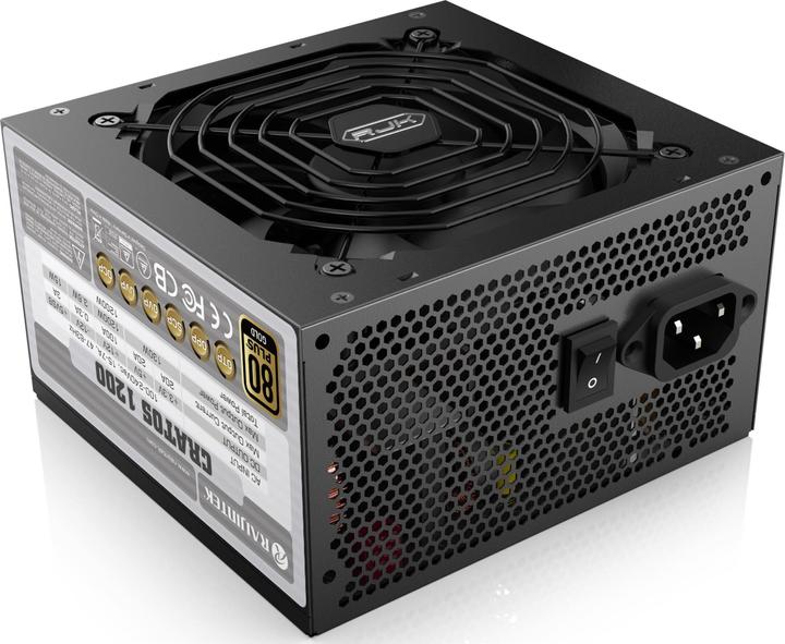 Raijintek CRATOS 1200 BLACK (black, cable management, 1200 watts) (1200 W)