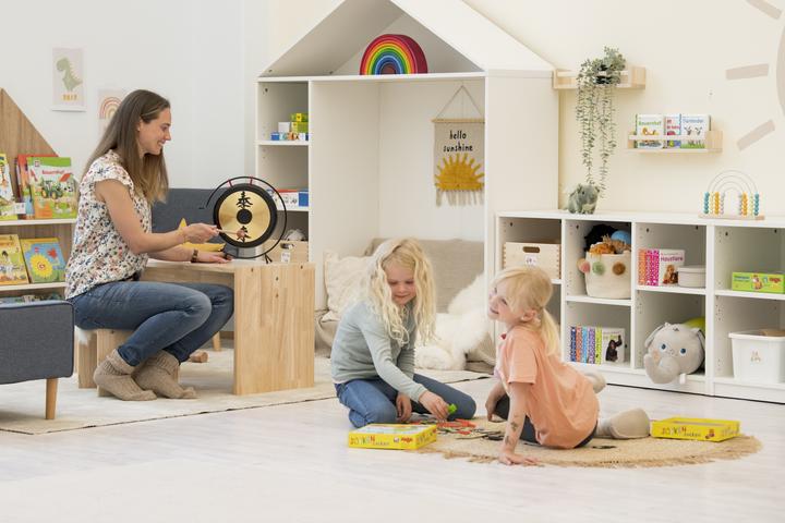 Actual product image Betzold Musik Table gong with metal stand (Bell)