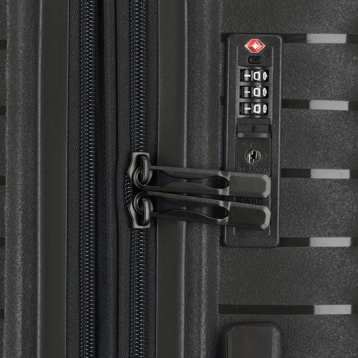 Actual product image D&N Travel Line 4500 4-wheel suitcase set 3-piece with stretch fold (205 l, XL (from 140l))