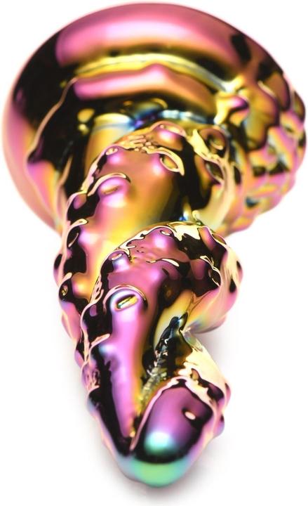 Produktbild Creature Cocks XR Brands Bezaubernder Regenbogen Glasdildo Gelb & Pink