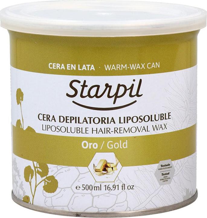 Immagine prodotto Starpil Cera depilatoria per il corpo Liposolubile Cera Gold (500 ml) (500 ml)