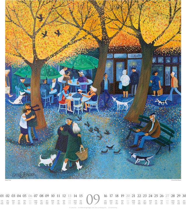 Actual product image Naive Malerei Kalender 2026 (48 x 54 cm, Hardcover, German, English, French)