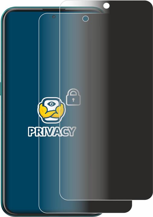 Productafbeelding BROTECT Anti-spionnetje privacyfolie Beschermfolie tegen blauw licht (2 Stuk, Nokia X20)
