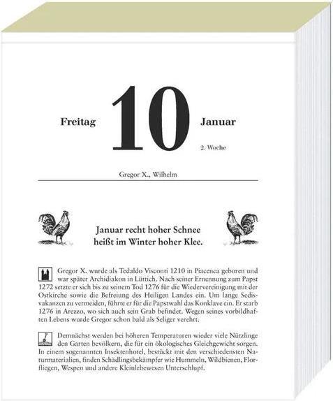 Image du produit Bauern Abreisskalender 2025 (15 x 18 cm, Non contraignant, Allemand)