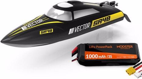 Produktbild Modster Vector SR48 Elektro Brushless Rennboot 3S RTR Combo