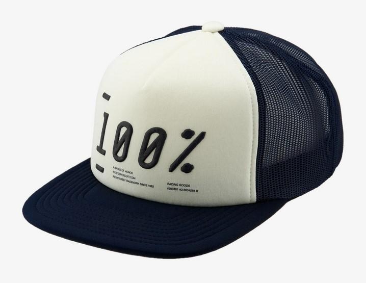Image du produit 100% casquette d'imprimeur transfert, bleu marine