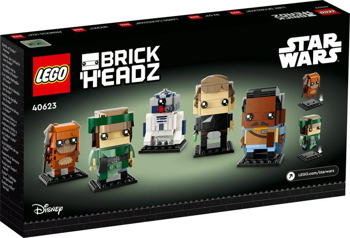 Actual product image LEGO Heroes of the Battle of Endor (40623, LEGO Brickheadz)