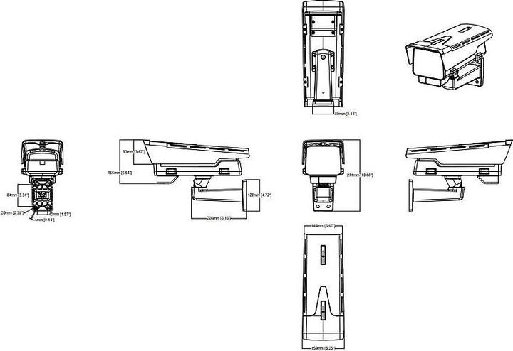 Actual product image Axis P1388-LE 1/1.8IN IMAGE (3840 x 2160 pixels)