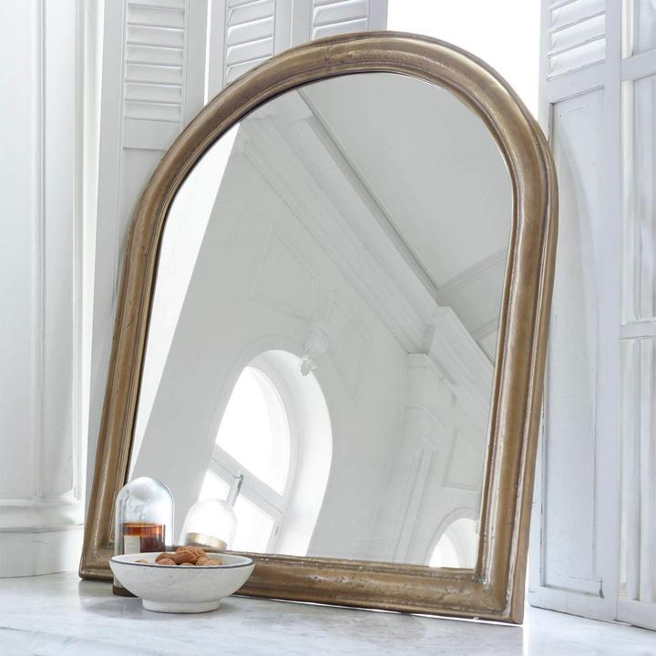 Immagine prodotto Loberon Specchio Tolvene in ottone antico (85 x 100 cm)