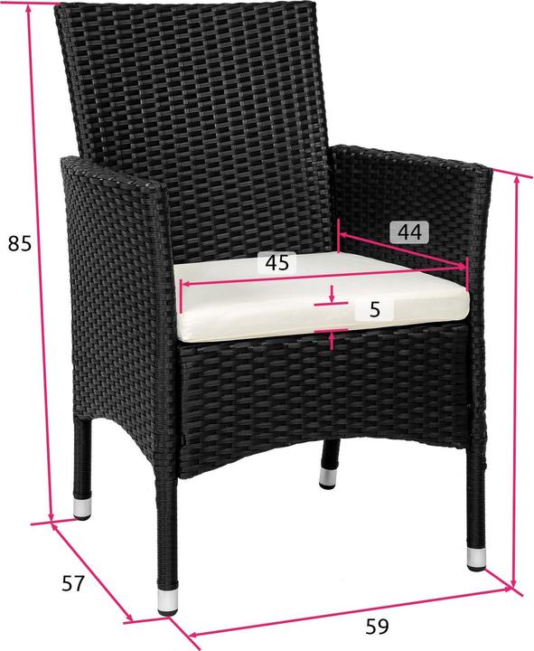Produktbild tectake Rattansessel
