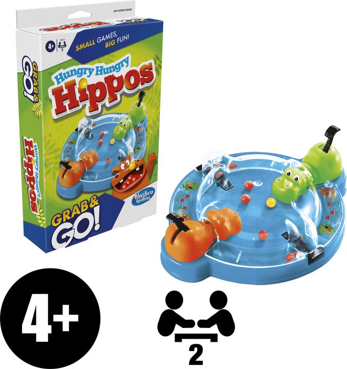 Immagine prodotto Hasbro Gaming Hungry Hungry Hippos Grab & Go