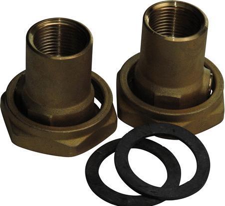 Actual product image Grundfos unionsventilsaet 1½" omløber x 3/4" muffe brass for 25- pumper