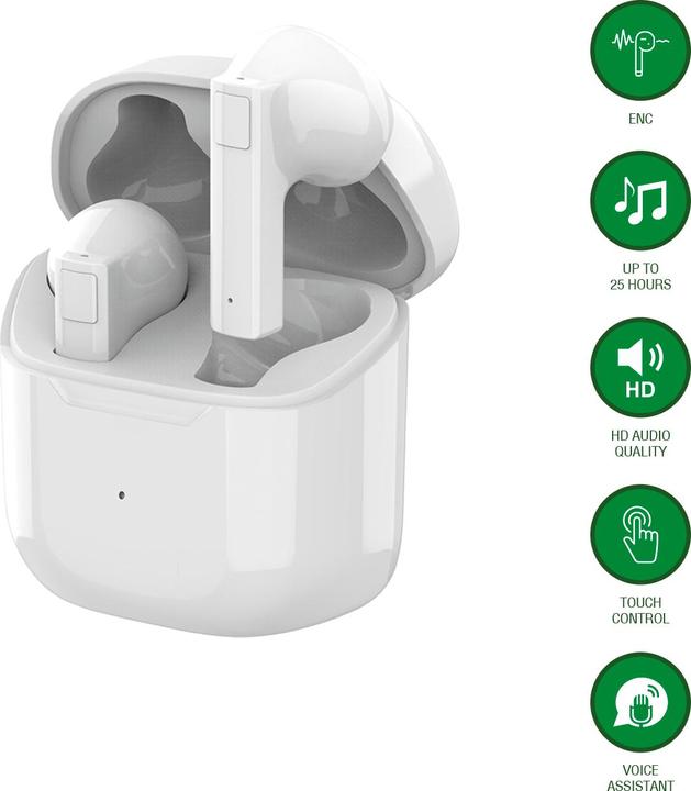 Actual product image 4smarts SkyBuds Bluetooth headphones (ANC, 25 h, Wireless)