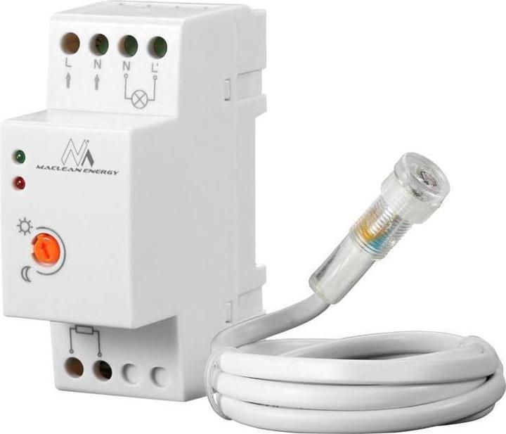 Actual product image Maclean MCE83 MCE83 light switch on DIN rail with external detector